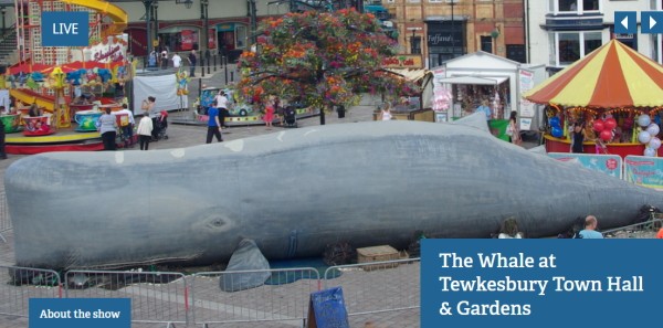 The Whale at Tewkesbury Town Hall & Gardens